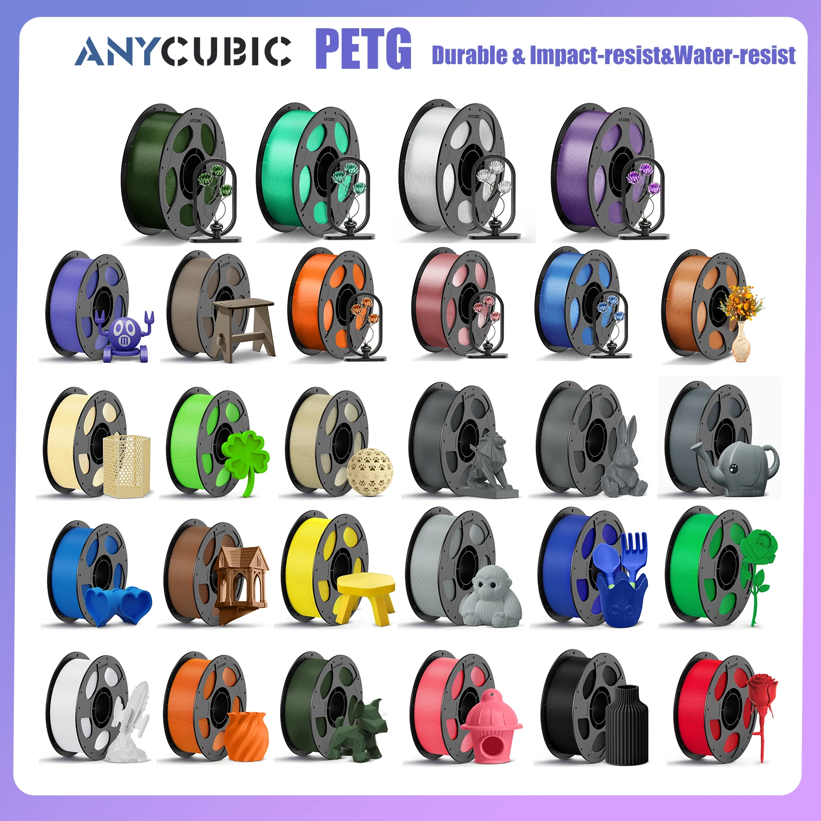 ANYCUBIC PETG – all colors